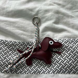 Brown Dog Keychain